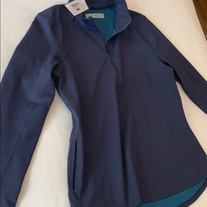 Outdoor Voices Navy Half Zip Pullover
